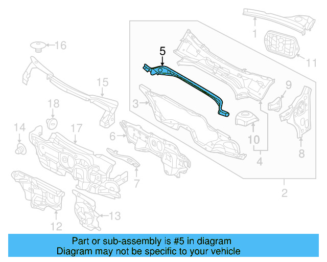 Strut Tower 5C5-809-120 - View 10