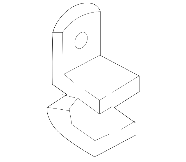 Front Belt Assembly Bracket 3CN-857-155 - View 2
