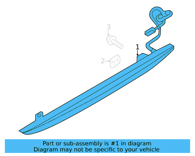 High Mount Lamp 8V0-945-097-B - View 7