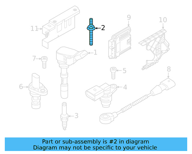 Ignition Coil Bolt N-912-292-01 - View 6