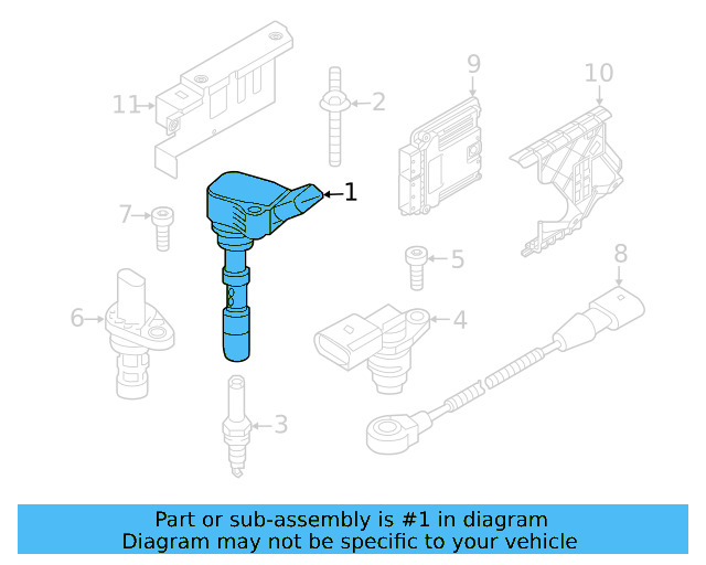 Ignition Coil 06L-905-110-K - View 17