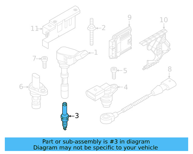 Spark Plug 06K-905-601-K - View 16