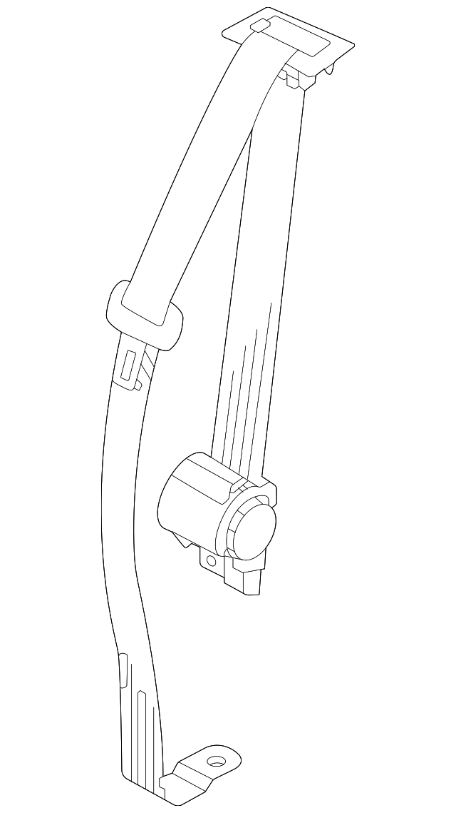 Center Belt Assembly 3CN-857-807-RAA