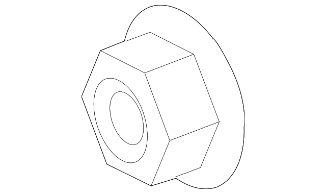 Center Belt Assembly Nut N-989-910-01 - View 8
