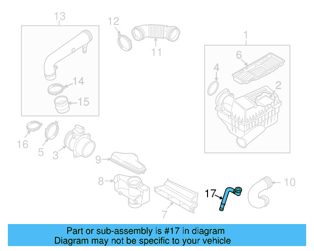 Drain Tube 1K0-129-637-D - View 16