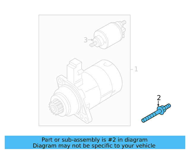 Starter Link Bolt N-912-418-01 - View 3