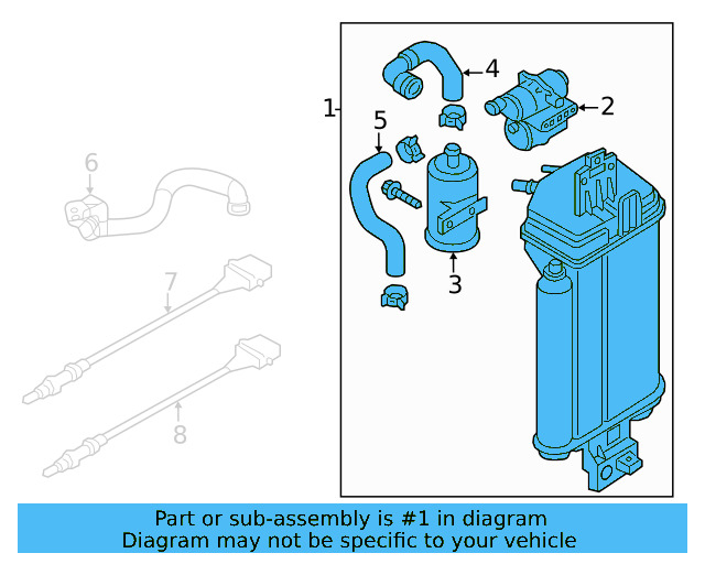 Vapor Canister 3QF-201-797-D - View 4