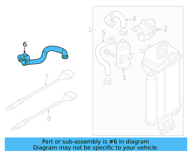 Upper Hose 3QF-906-272