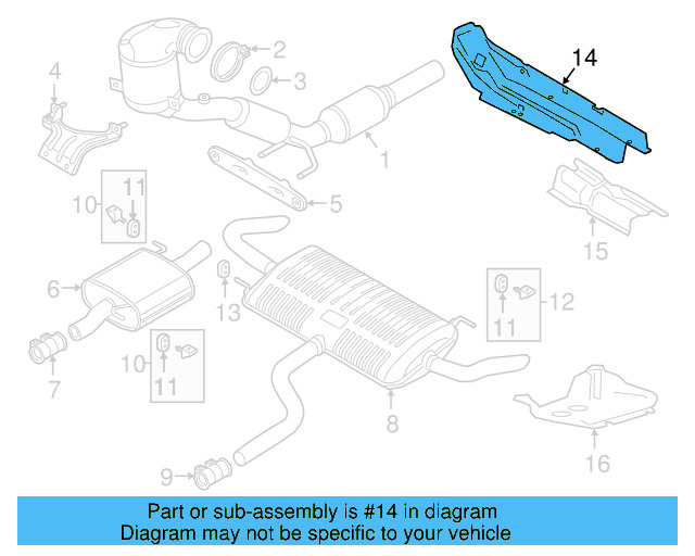Heat Shield 3QF-825-661-C - View 11