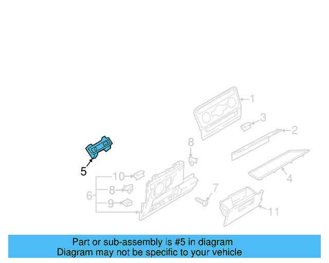 Side Cover Clip 1K0-867-388-A - View 23