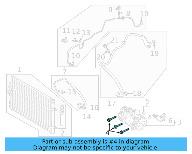 Compressor Mount Bolt N-907-075-02 - View 13