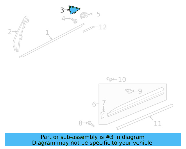 Corner Trim 3G8-837-637-C