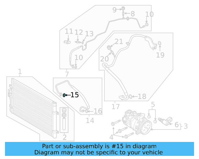 A/C Refrigerant Line O 4E0-260-749-A - View 8