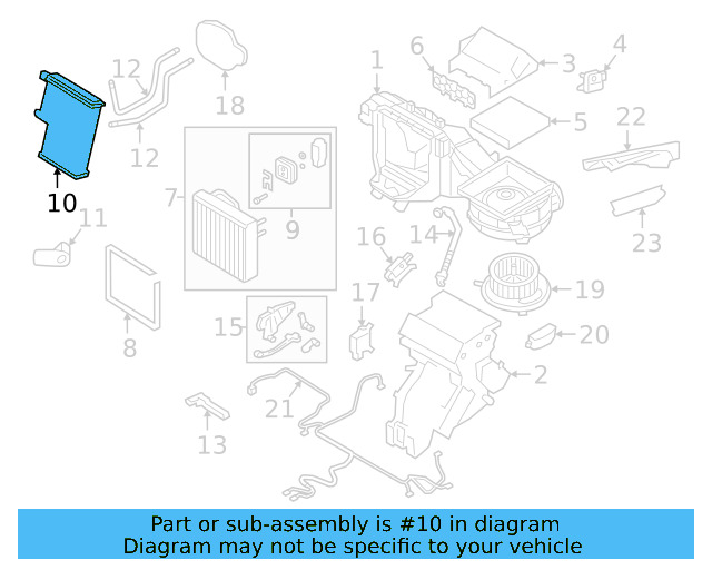 Heater Core 3QF-819-031-A - View 3