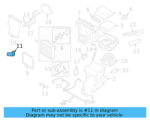 Heater Core Cover 3QF-819-422-A