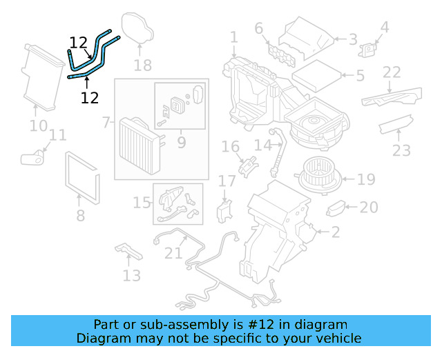 Water Pipe 3QF-819-857-B