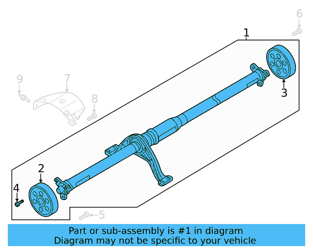 Drive Shaft 3QF-521-101-M - View 6