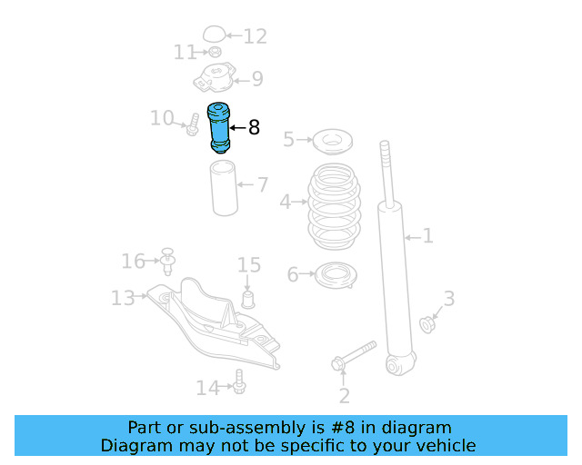 Bumper 3QF-511-357 - View 6