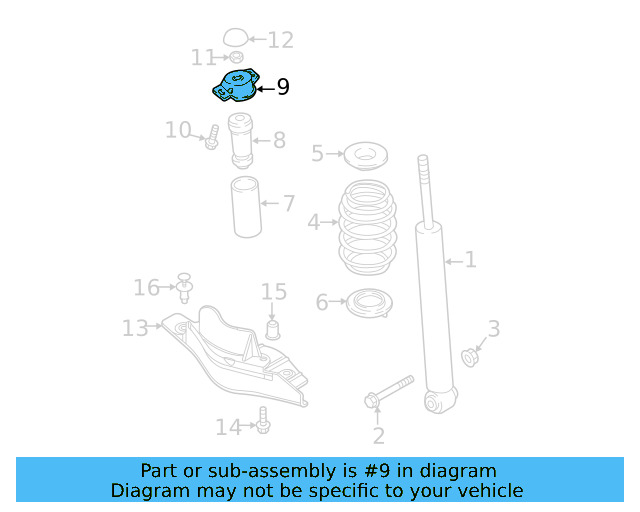 Shock Mount Bolt N-906-484-02 - View 10