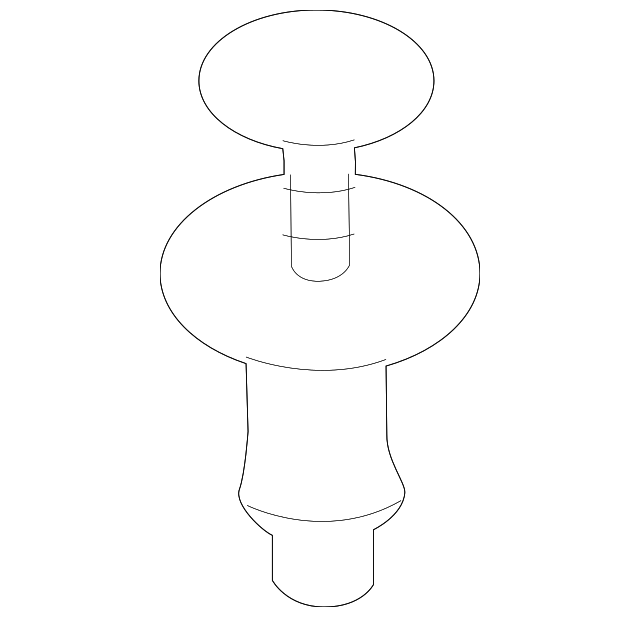 Lower Control Arm Mount Bolt N-108-834-01 - View 3