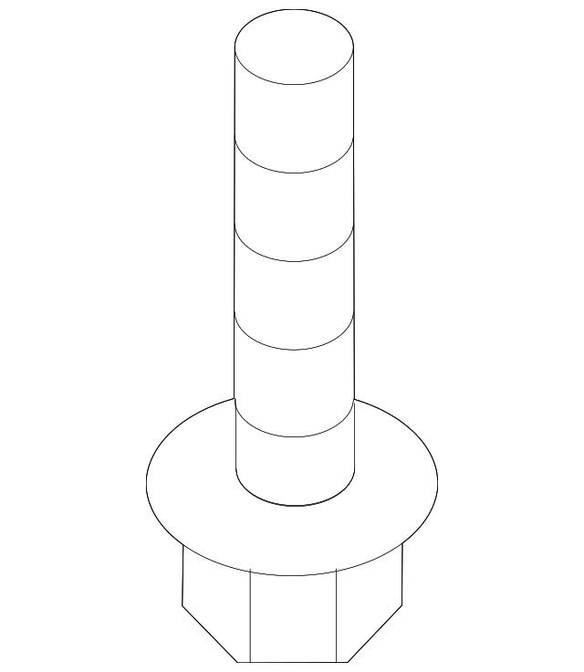 Stabilizer Bar Bolt N-106-802-03 - View 5