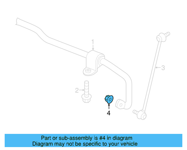 Stabilizer Link Nut N-015-081-8 - View 3