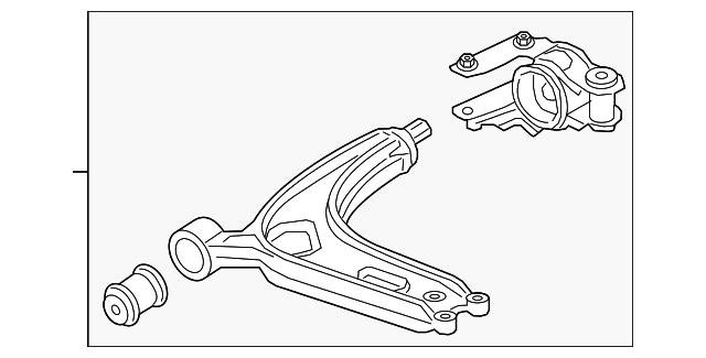 Lower Control Arm 3QF-407-151-E - View 2