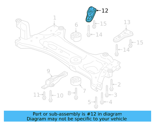 Rear Bracket 3QF-199-518-B - View 5
