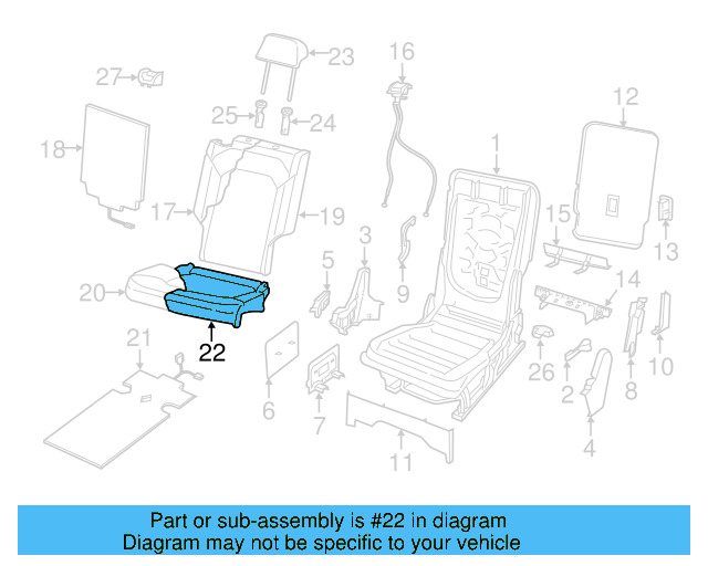 Cushion Cover 3CN-885-406-AG-AFA