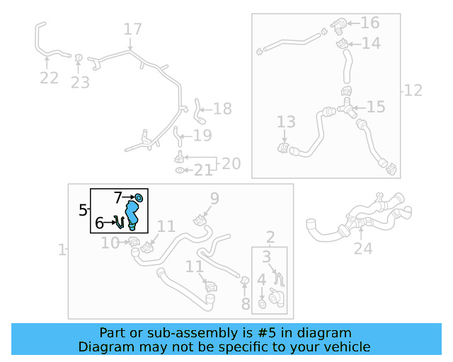 Lower Coupling 7N0-122-291 - View 4