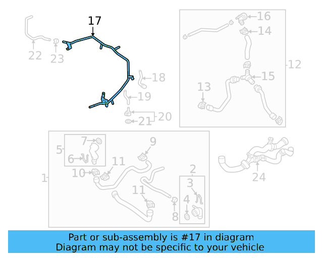 Engine Coolant Pipe 06K-121-075-BB - View 7