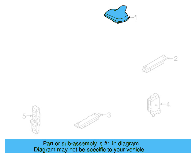 Antenna Assembly 5Q0-035-507-E-5FQ - View 5