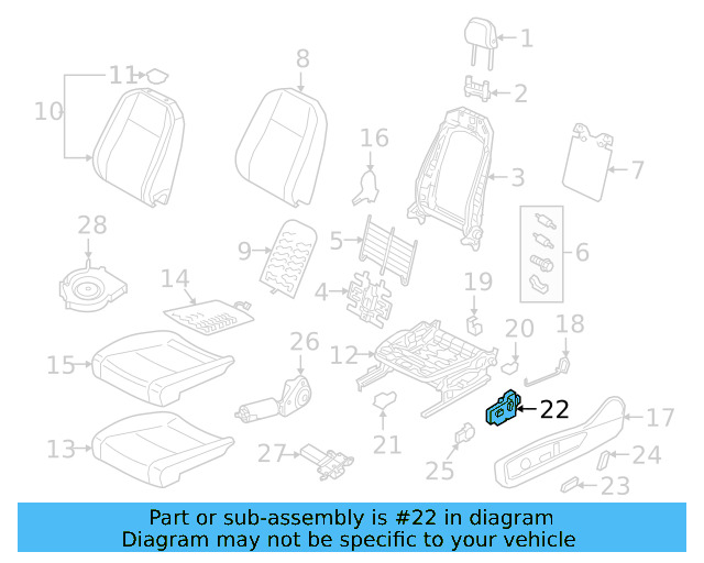 Seat Switch 80A-959-748 - View 2