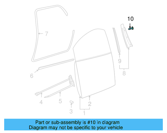 Applique Screw N-013-986-2