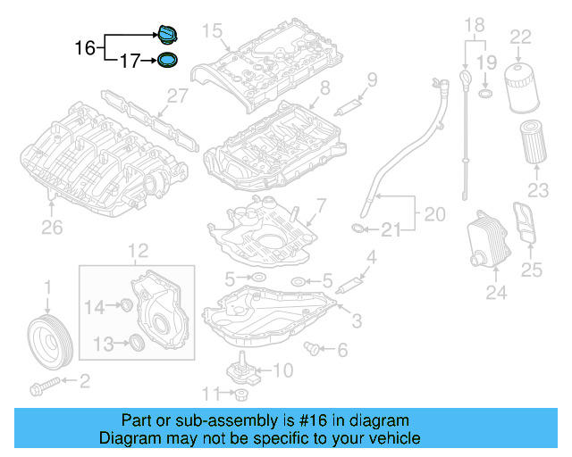 Filler Cap 06K-103-485-D - View 38