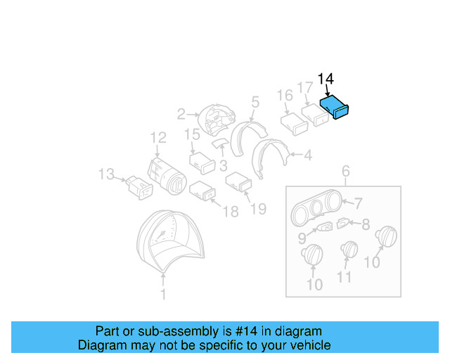 Button 1C0-816-913 - View 9