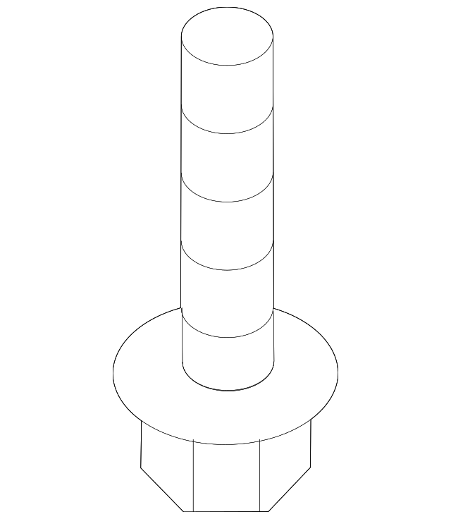 Thermostat Cover Bolt N-106-112-01 - View 12