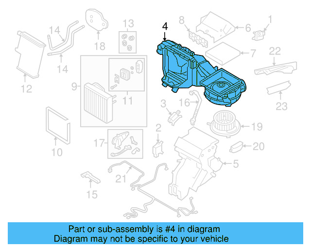 AC & Heater Case 3QF-820-007 - View 6