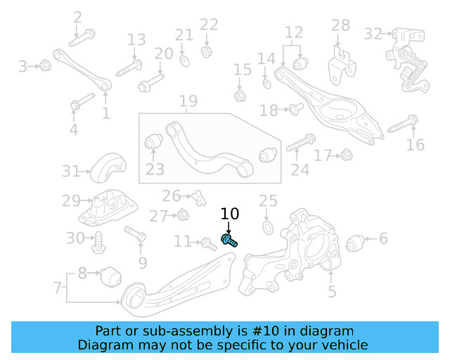 Shock Mount Bolt N-906-484-02 - View 22