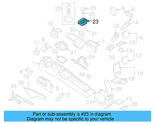 Shift Indicator 1C0-713-203-C-2QL
