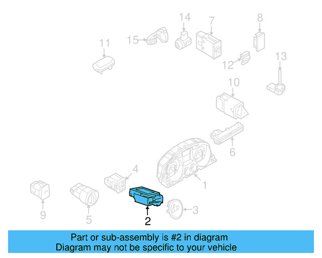 Ignition Switch 3C0-905-843-AC - View 15