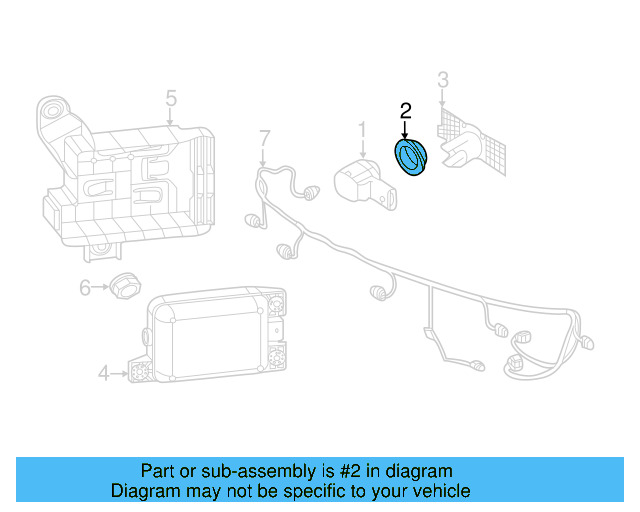 Park Sensor Seal 5Q0-919-133-9B9 - View 16