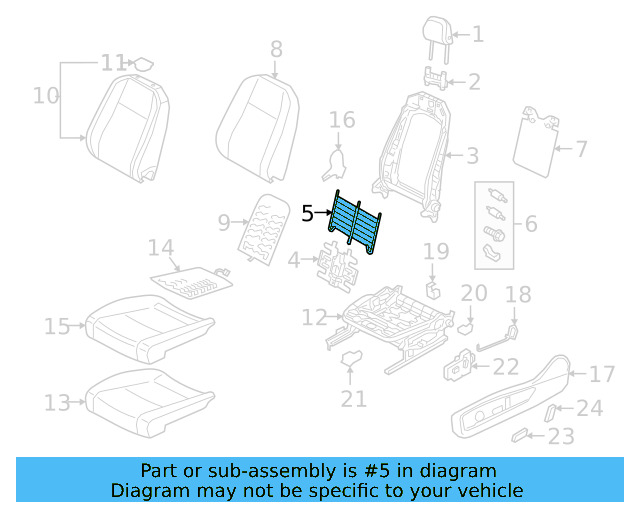 Support Spring 5Q0-881-703-A - View 11