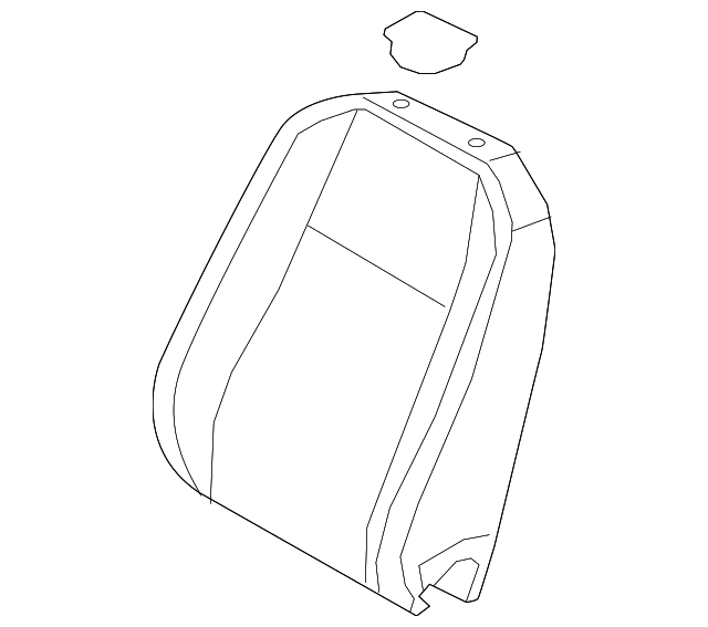 Seat Back Cover 3CN-881-806-S-VJH