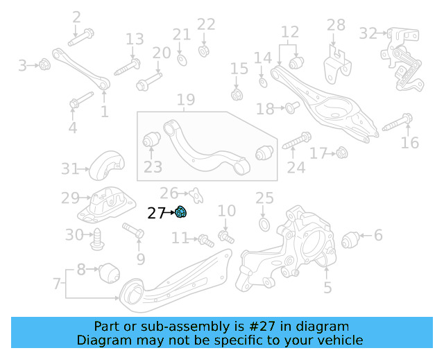 Tie Rod Assembly Nut N-104-018-01 - View 67