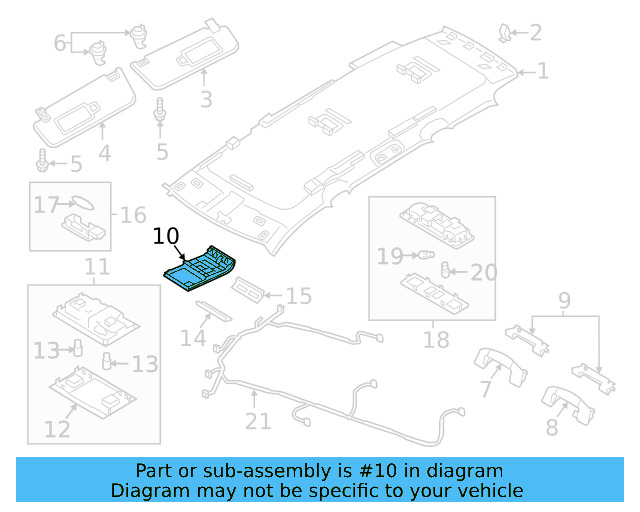 Trim Plate 5G0-867-591-C-ZA2 - View 3