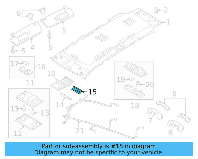 Rear Trim 3CN-867-072-ZA2 - View 7