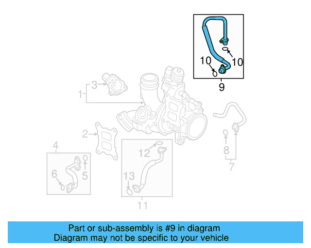 Oil Return Line 06K-145-735-L - View 21
