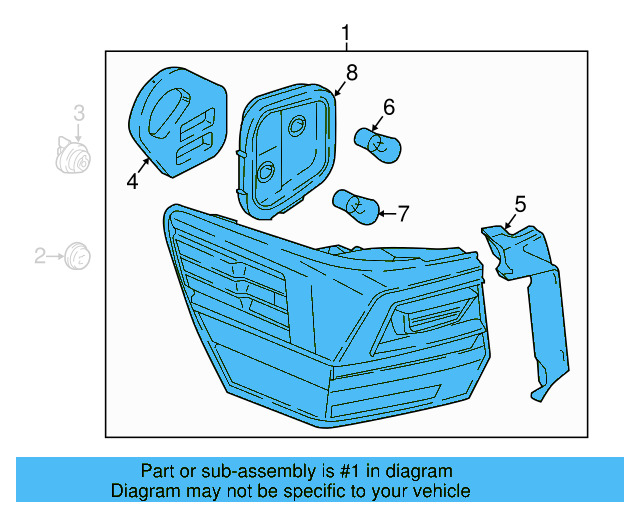 Tail Lamp 3CN-945-096-B - View 3