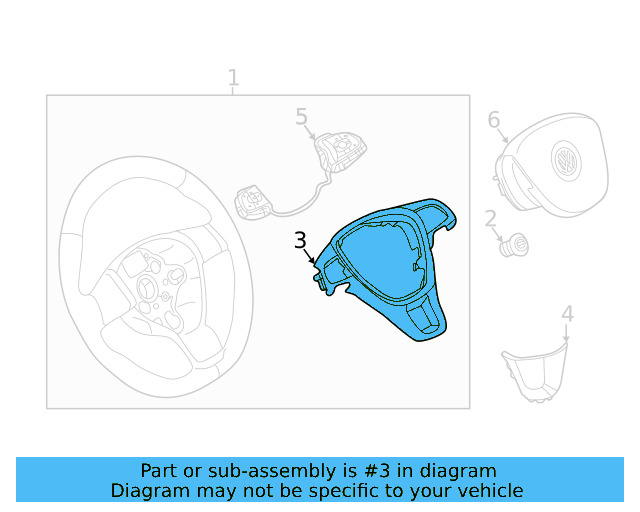 Trim Cover 2GM-419-685-B-3DP - View 9